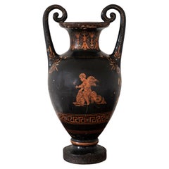 Rare 19th Century Neoclassical Cast Iron Urn
