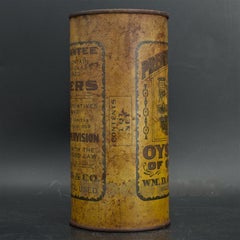 Rare 19th Century Oyster Can WM.D. Gude & Company Quart Baltimore Chesapeake Bay