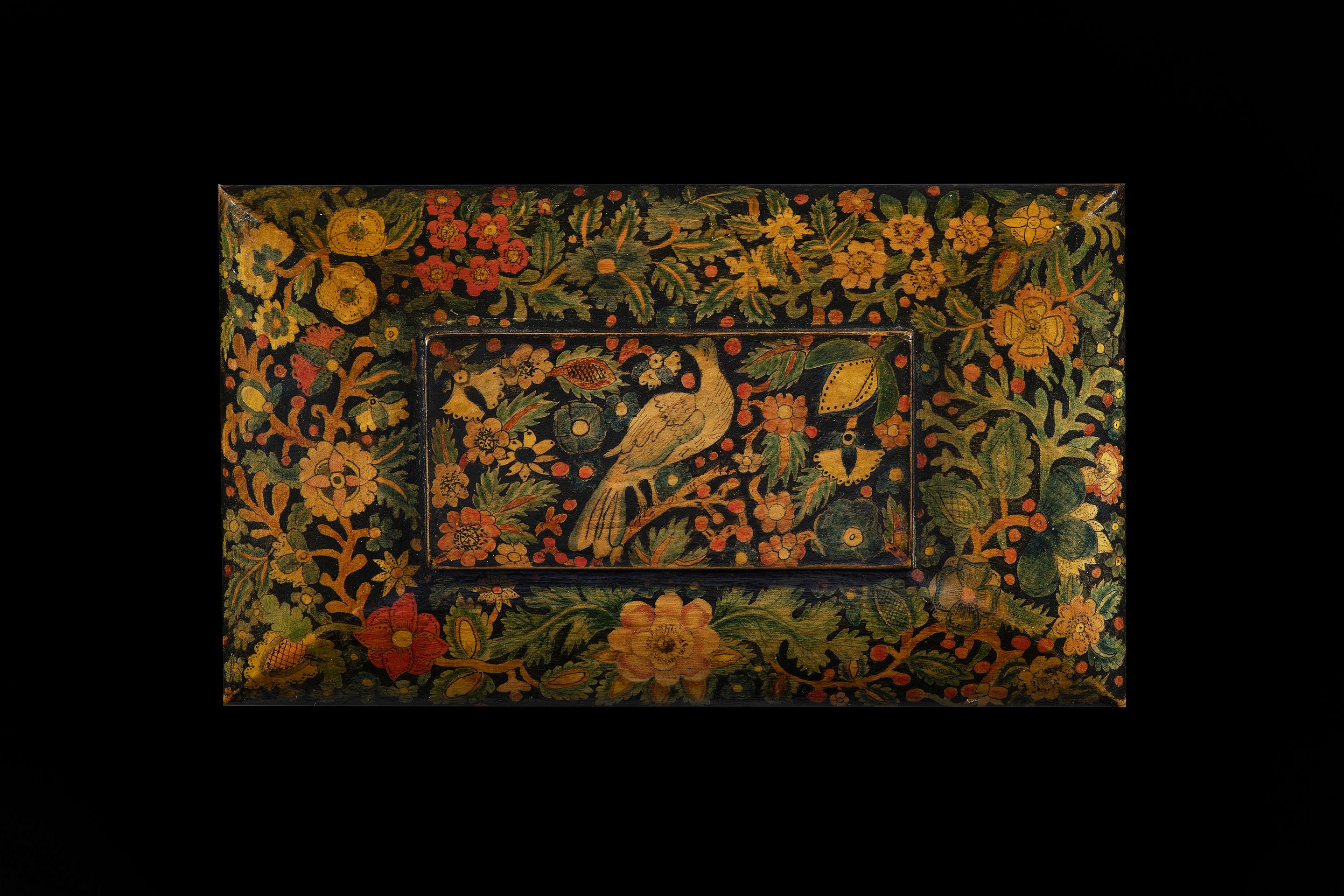 Rare 19th Century Regency Penwork Tea Caddy For Sale 1