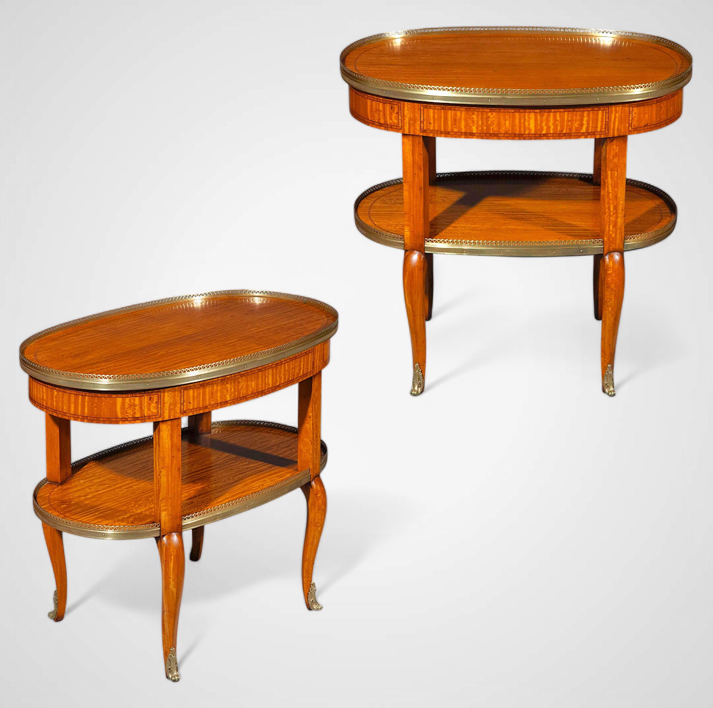 Raras mesas auxiliares de madera satinada del siglo XIX, circa 1880 en Bueno estado para la venta en Richmond, London