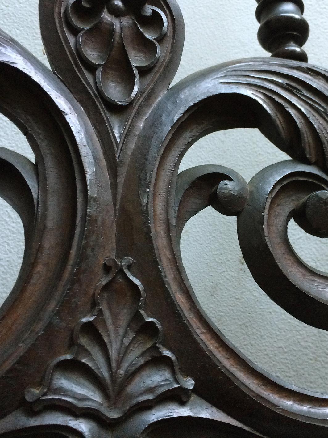 Rare 19th Century Spanish Colonial Bishop's Bed For Sale 3