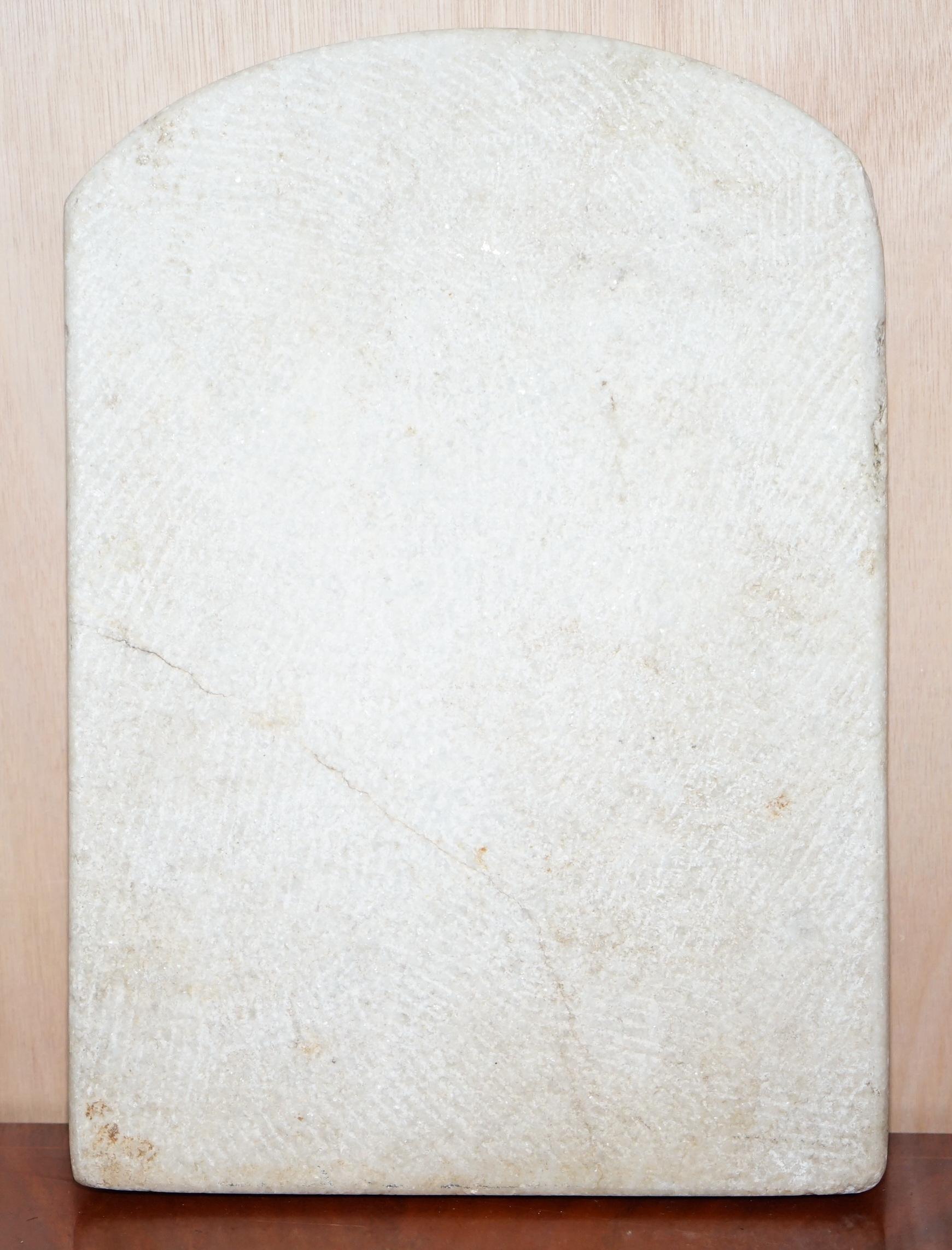 Fait main Rare planche à laver en marbre massif espagnole du 19ème siècle pour laver le linge à l'ancienne en vente