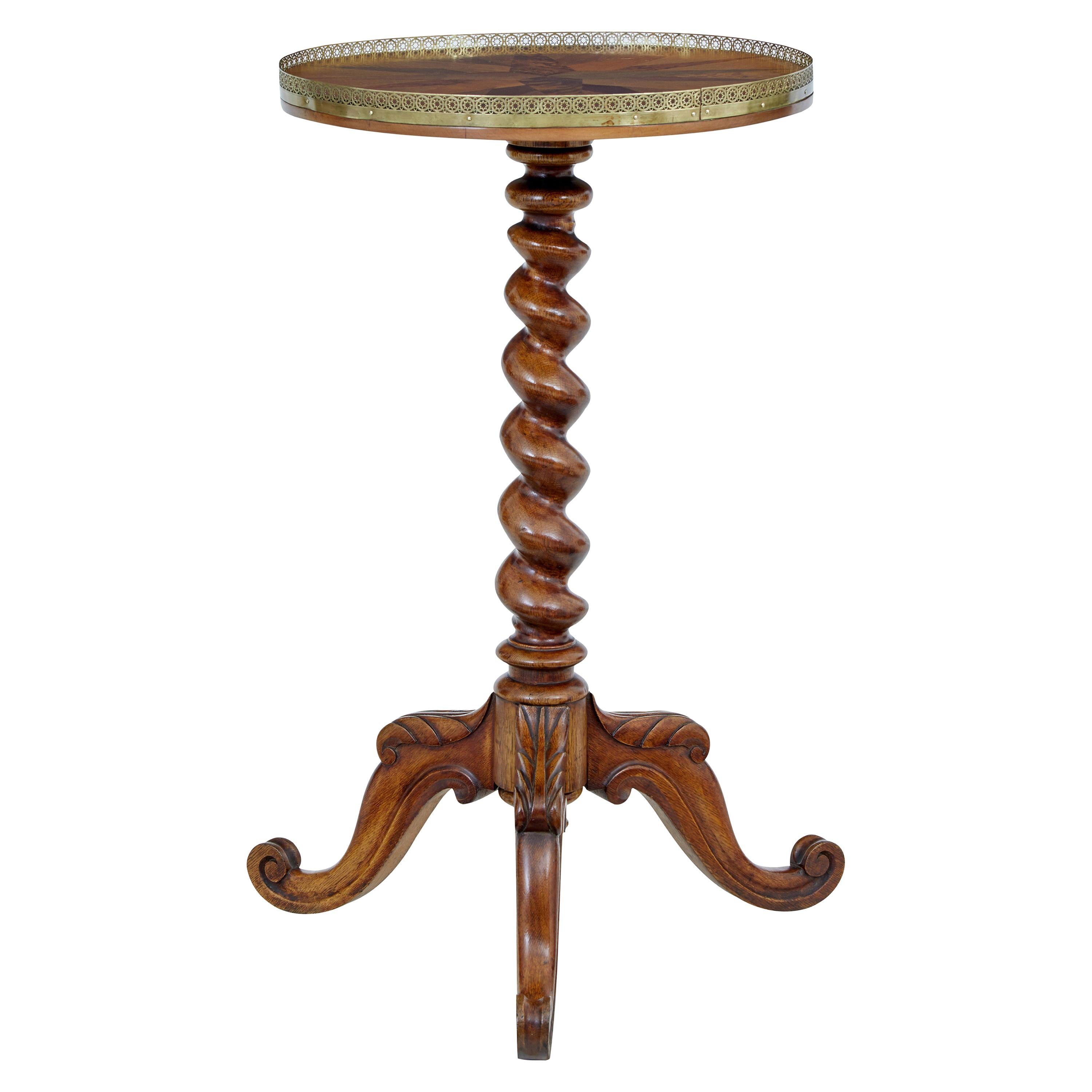 Rare 19th Century Specimen Wood Occasional Table