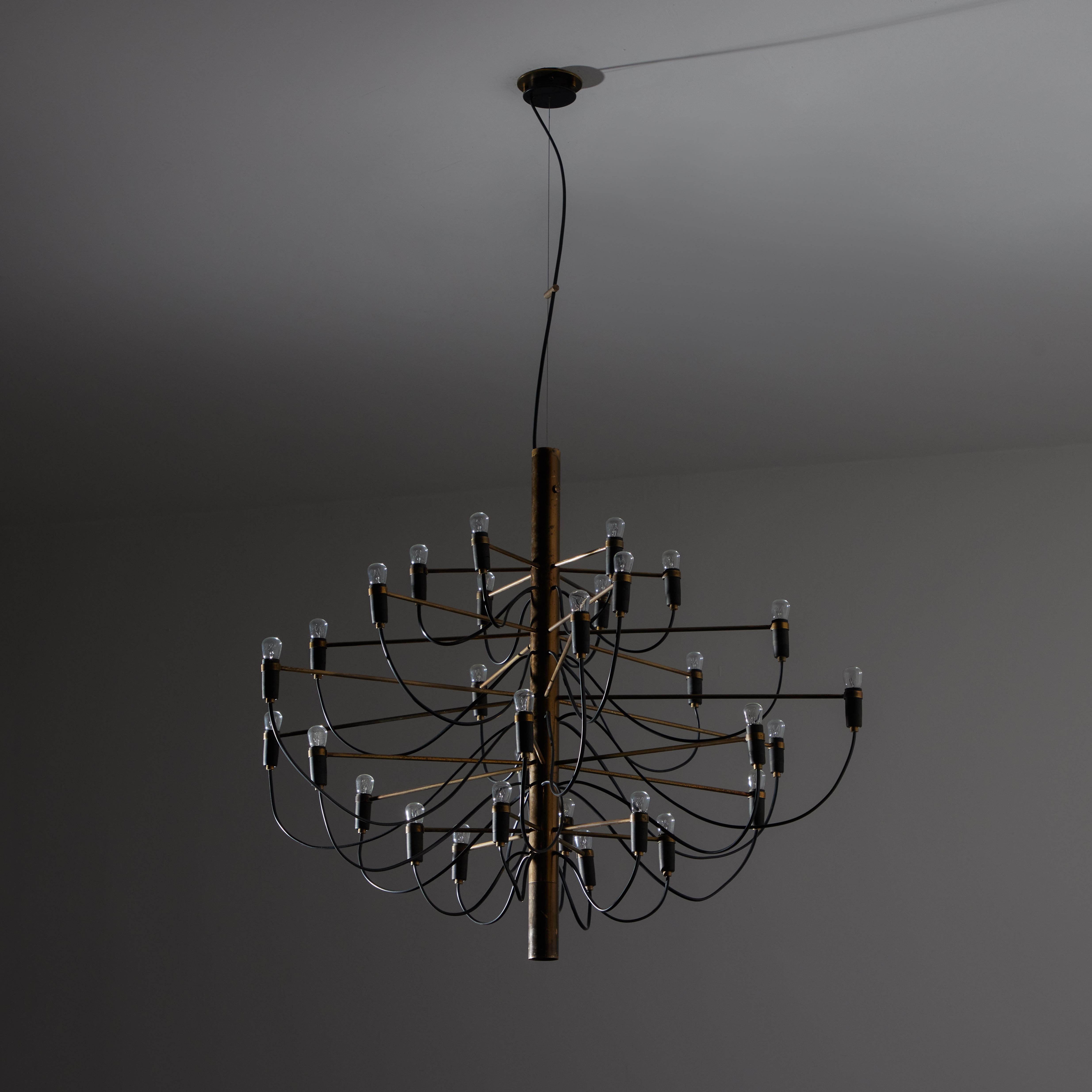 Raro lampadario modello 2097 in prima edizione di Gino Sarfatti for Arteluce in vendita 2