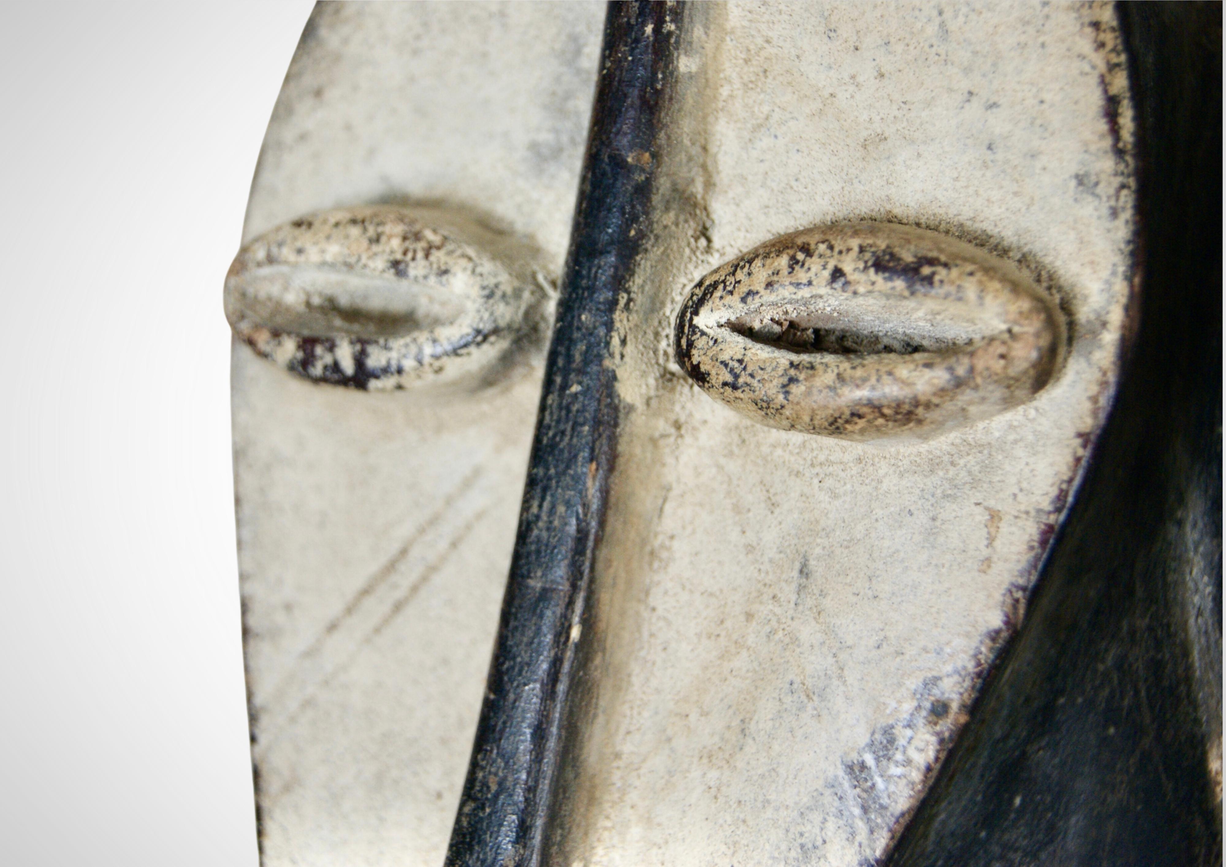 Bois Rare 2 Faced Twin Lega Mask DRC Large Sized en vente