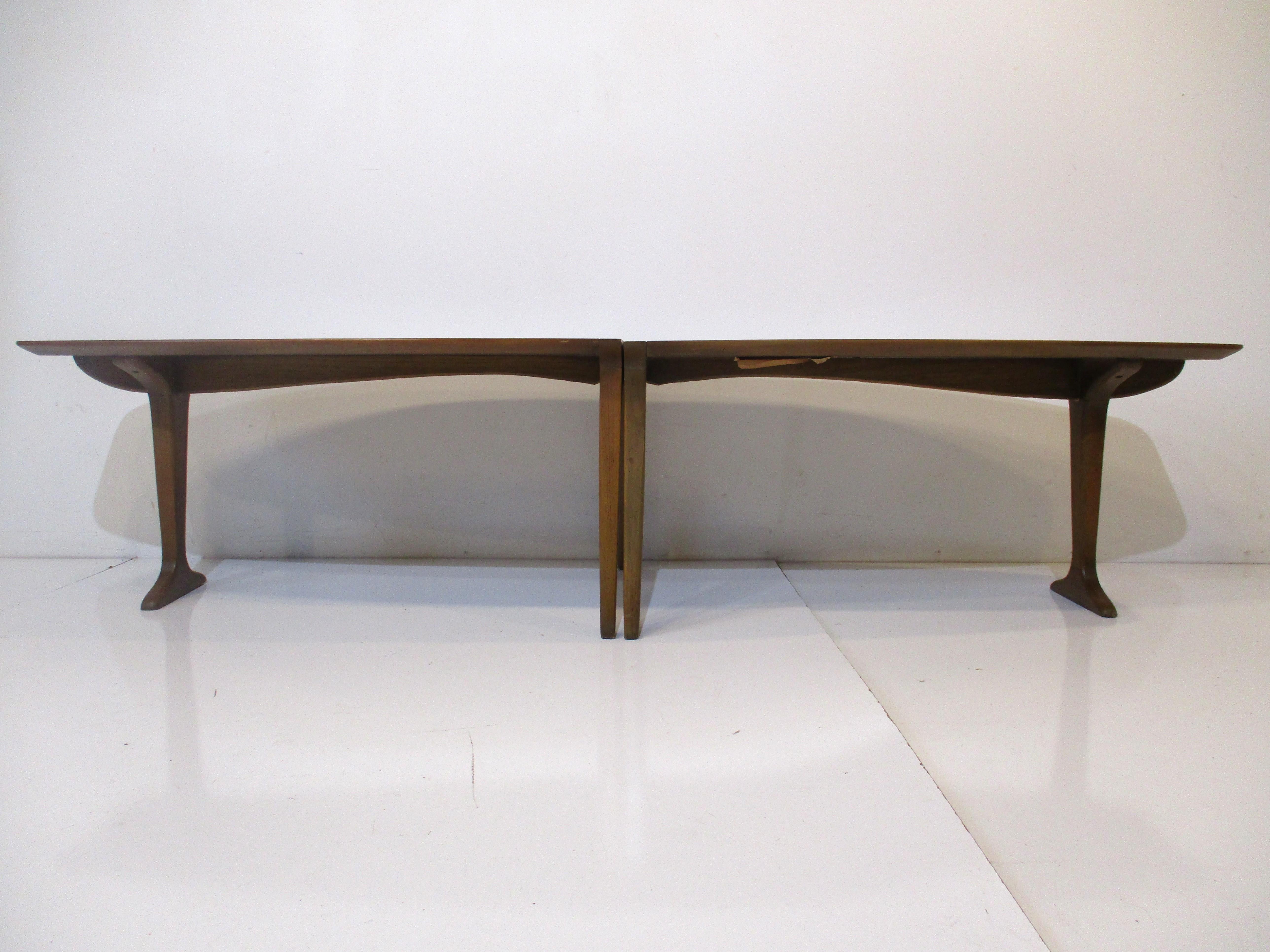 Rare 2 pc. Coffee Table by John Van Koert for Drexel   For Sale 6