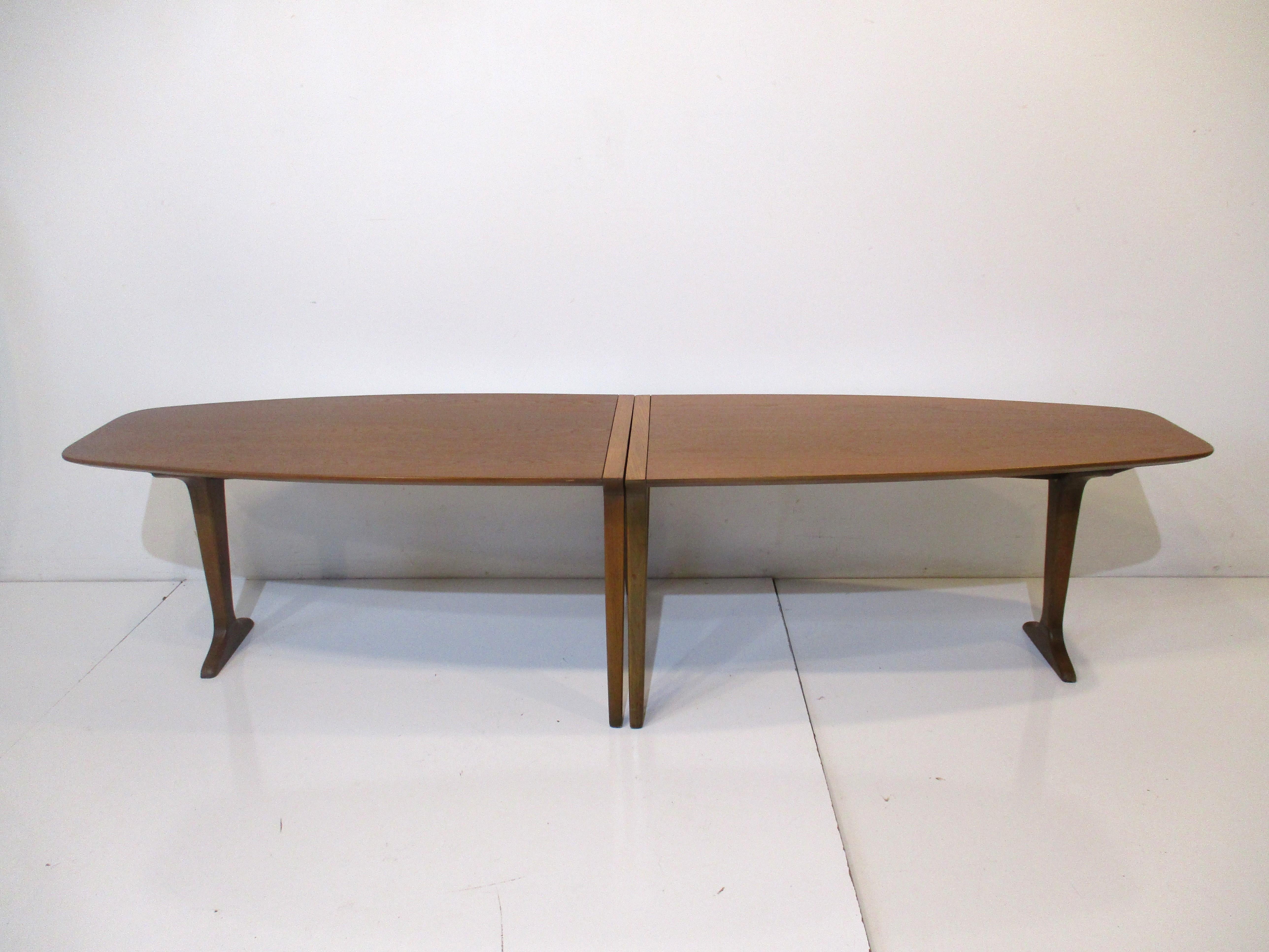 Rare 2 pc. Coffee Table by John Van Koert for Drexel   For Sale 7