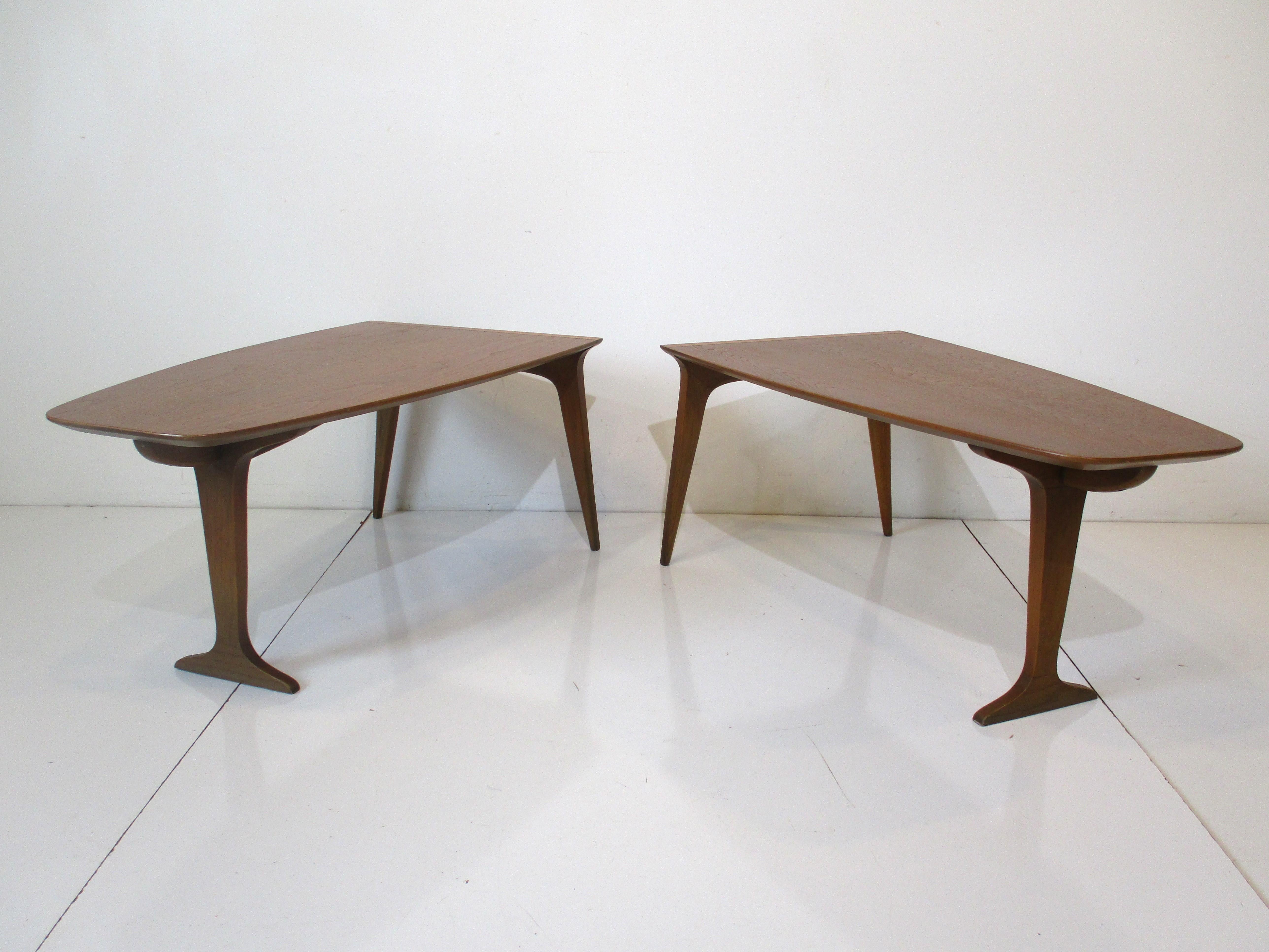 20th Century Rare 2 pc. Coffee Table by John Van Koert for Drexel   For Sale