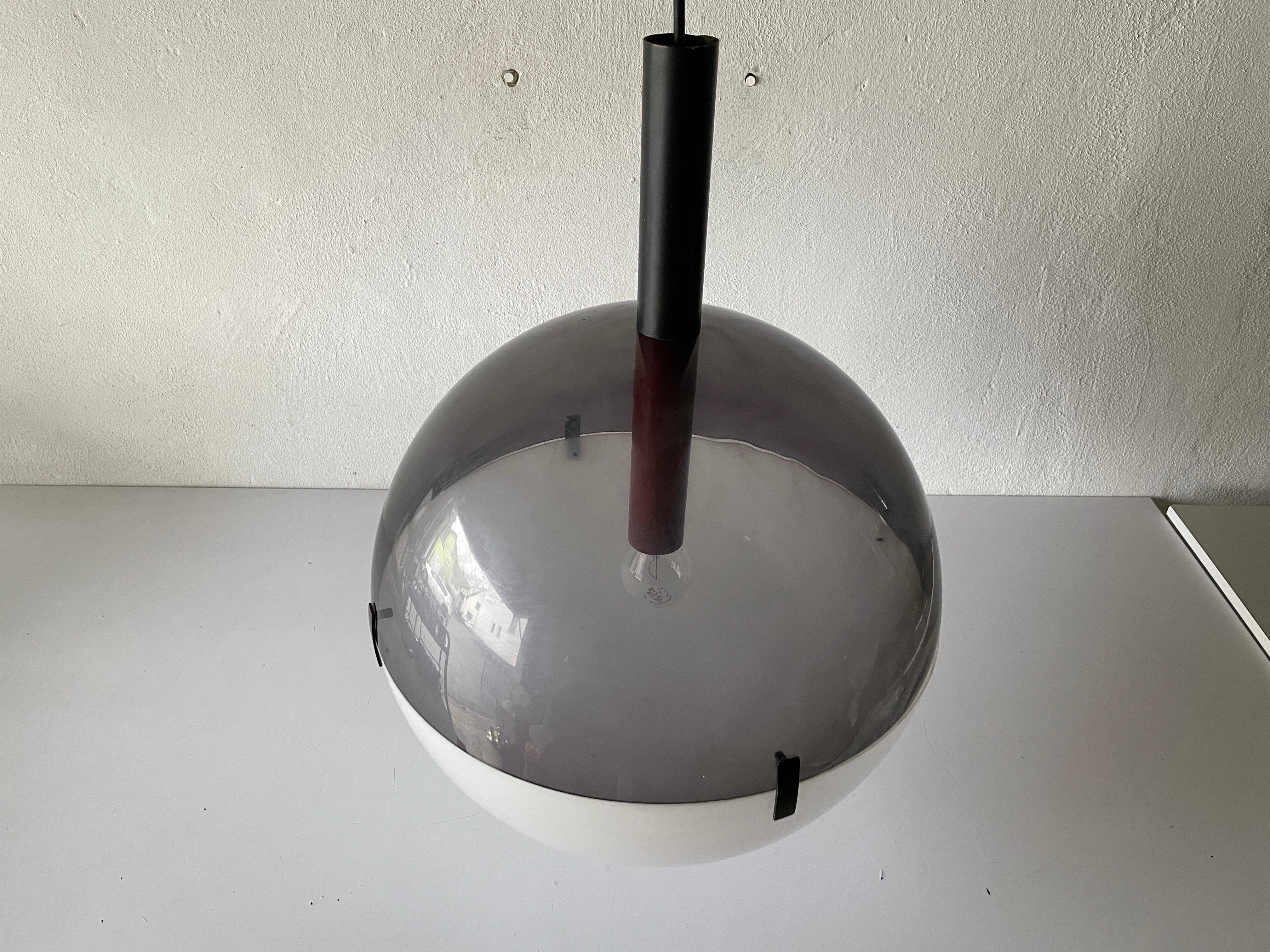 Seltene 2-teilige Plexiglas-Deckenleuchte XL im Kugeldesign von Stilux Milano, 60er Jahre, Italien (Italienisch) im Angebot