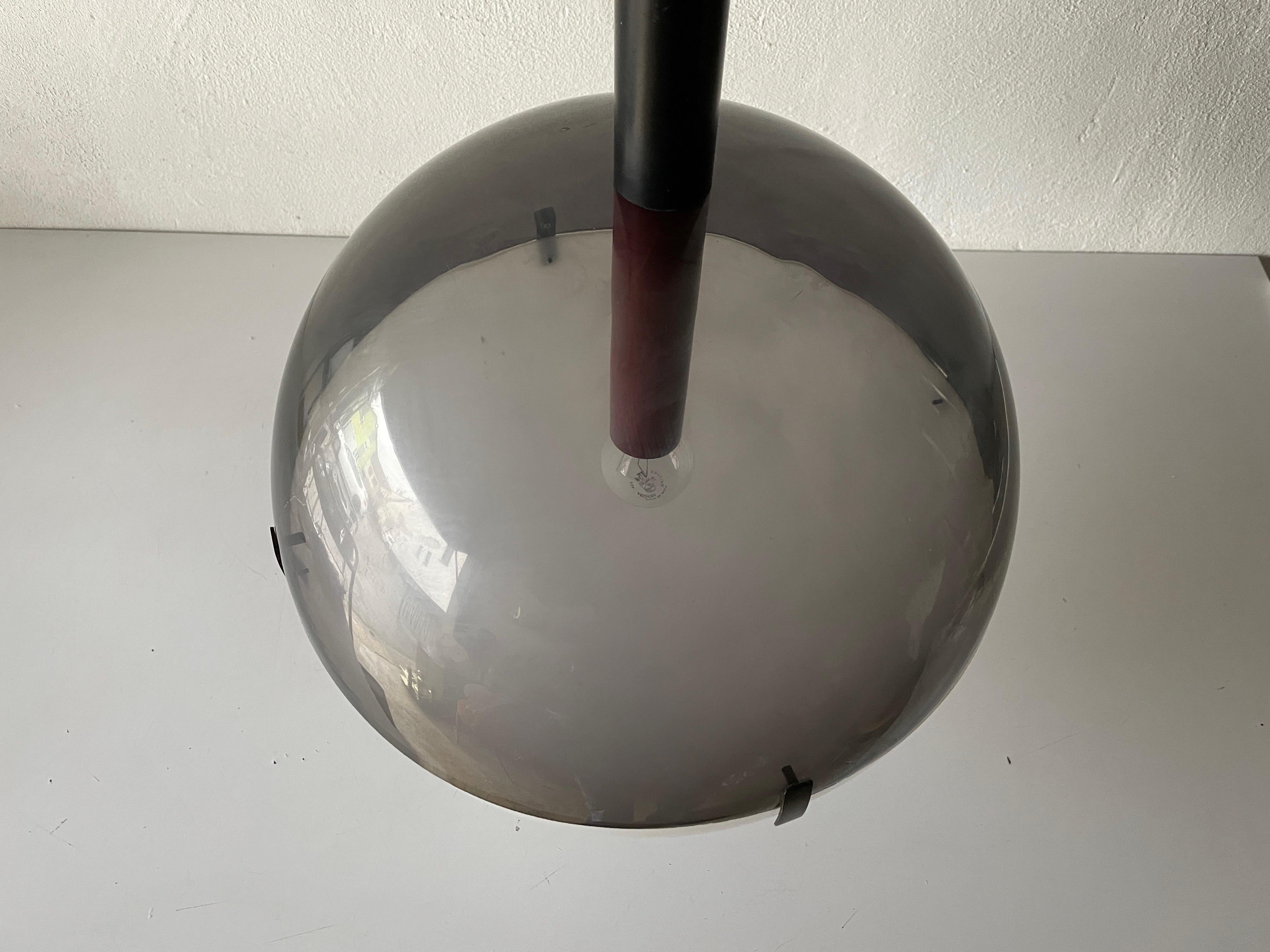 Seltene 2-teilige Plexiglas-Deckenleuchte XL im Kugeldesign von Stilux Milano, 60er Jahre, Italien im Angebot 1