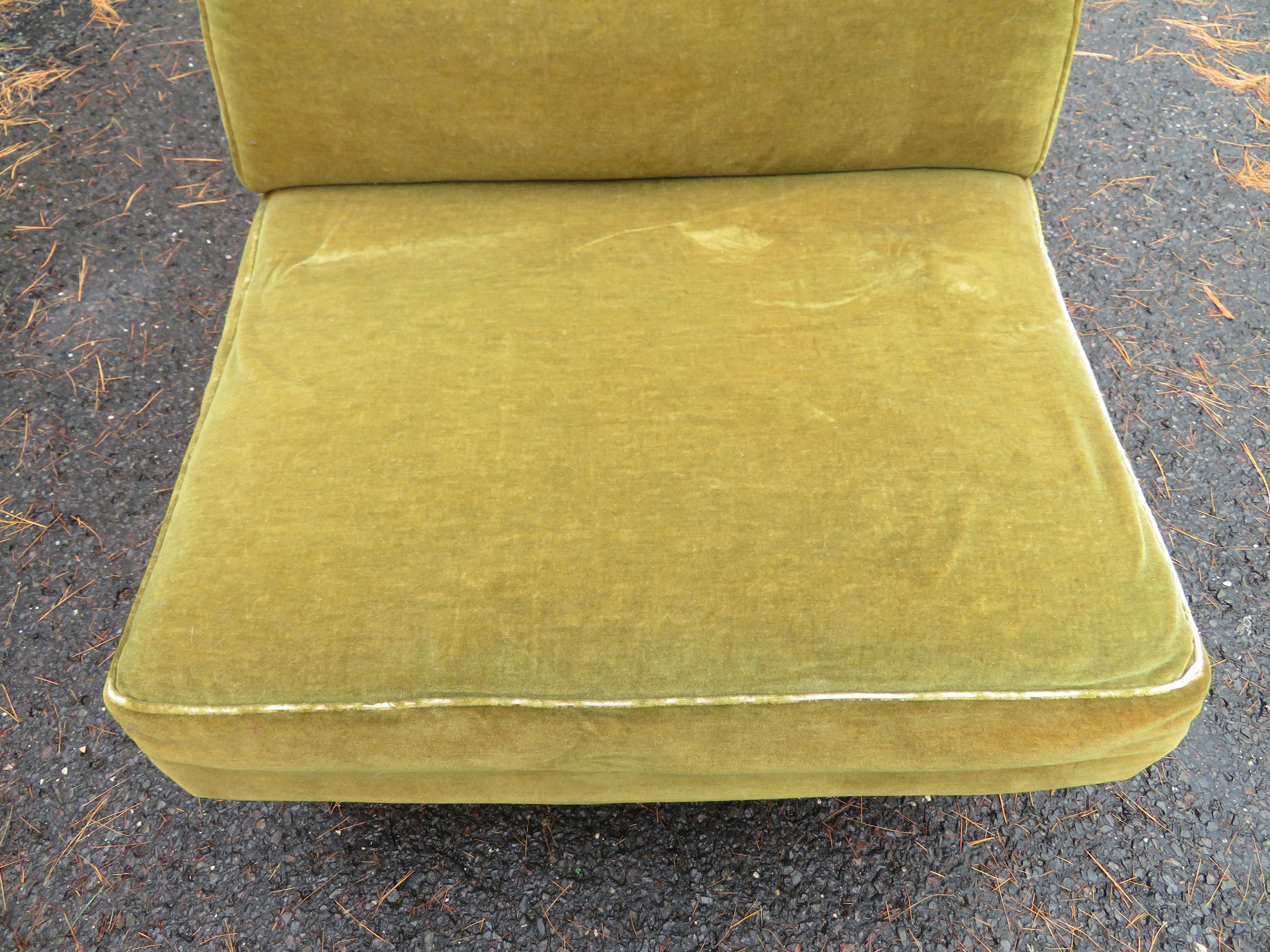 Rare 2 Tier Vladimir Kagan Omnibus Chaise Lounge Sofa Lucite Mid-Century Modern 3