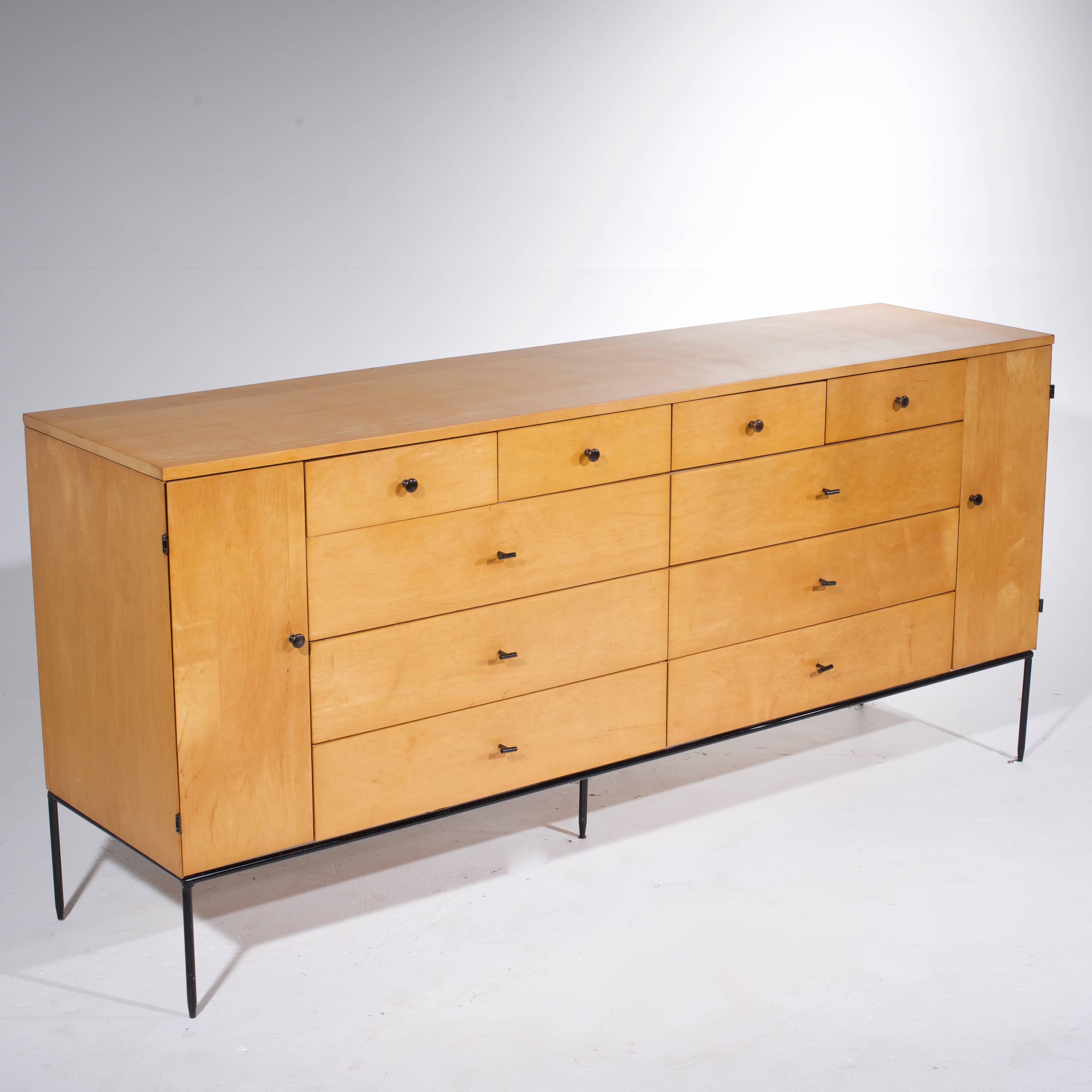 American Rare 20-Drawer Dresser by Paul McCobb for Planner Group in Natural