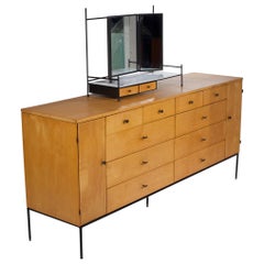 Rare 20-Drawer Dresser by Paul McCobb for Planner Group in Natural