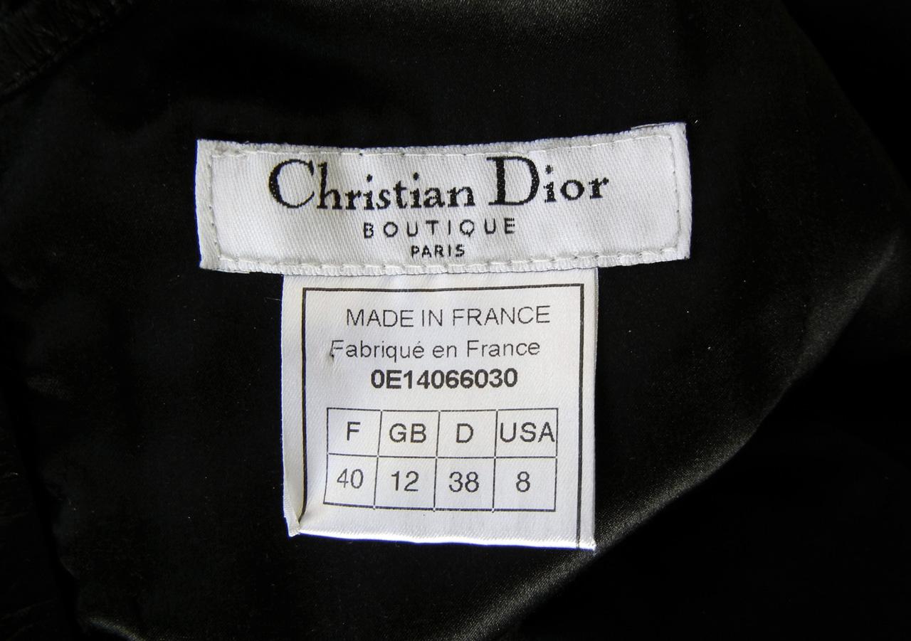 Christian Dior 2000 John Galliano Collector Bondage Asymmetric Leather Dress   In Excellent Condition In Los Angeles, CA