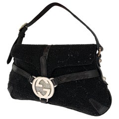 Rare 2000’s Gucci by Tom Ford interlocking GG beaded micro-bag, pochette