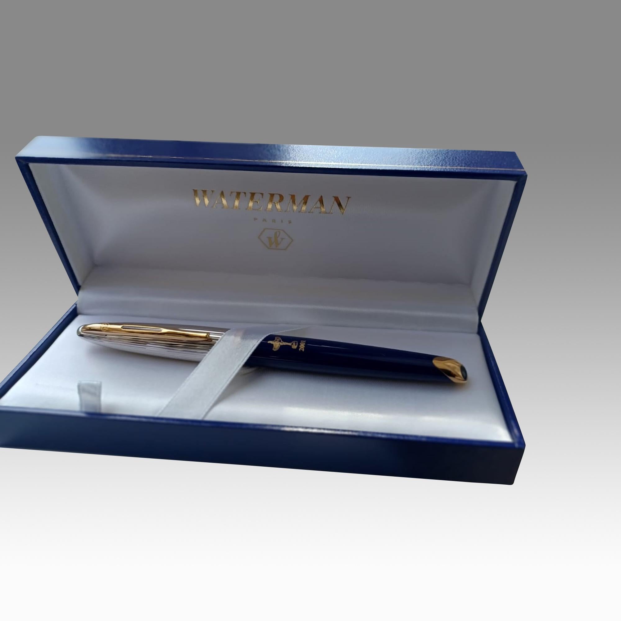 Rare 2001 Postponed Ryder Cup Waterman Ink Fountain Pen with 18K Gold Nib For Sale 4
