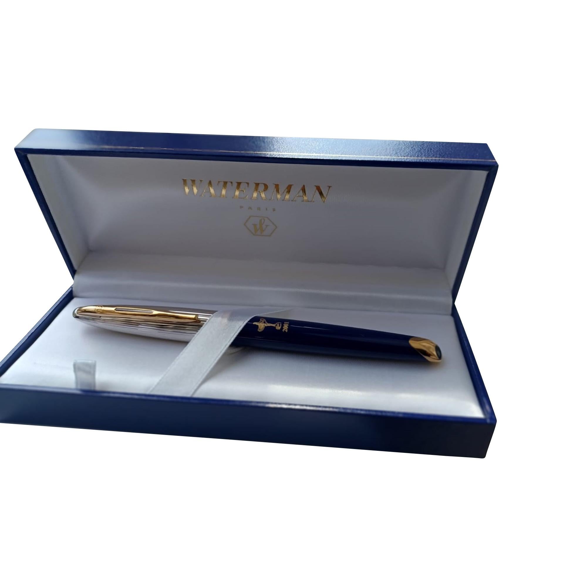 Rare 2001 Postponed Ryder Cup Waterman Ink Fountain Pen with 18K Gold Nib For Sale 9