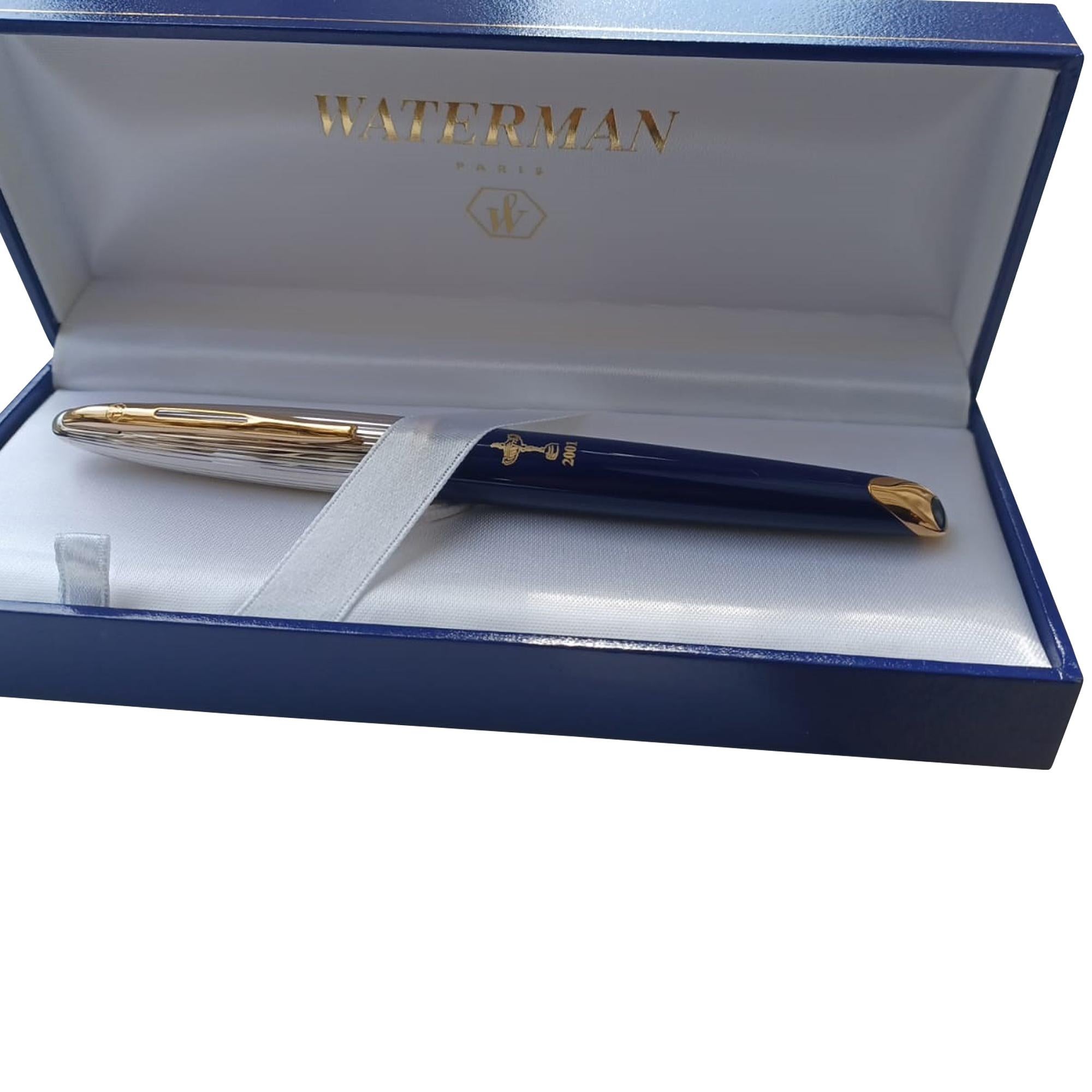 Rare 2001 Postponed Ryder Cup Waterman Ink Fountain Pen with 18K Gold Nib en vente 13