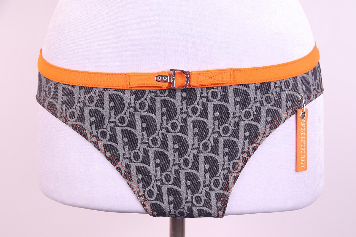 Rare 2006 Christian Dior monogram bikini  John Galliano era Dior.  2000s Y2K For Sale 7