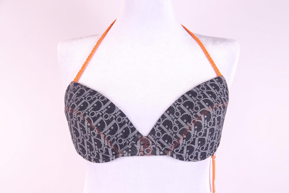 Rare 2006 Christian Dior monogram bikini  John Galliano era Dior.  2000s Y2K In Excellent Condition For Sale In Алматинский Почтамт, KZ