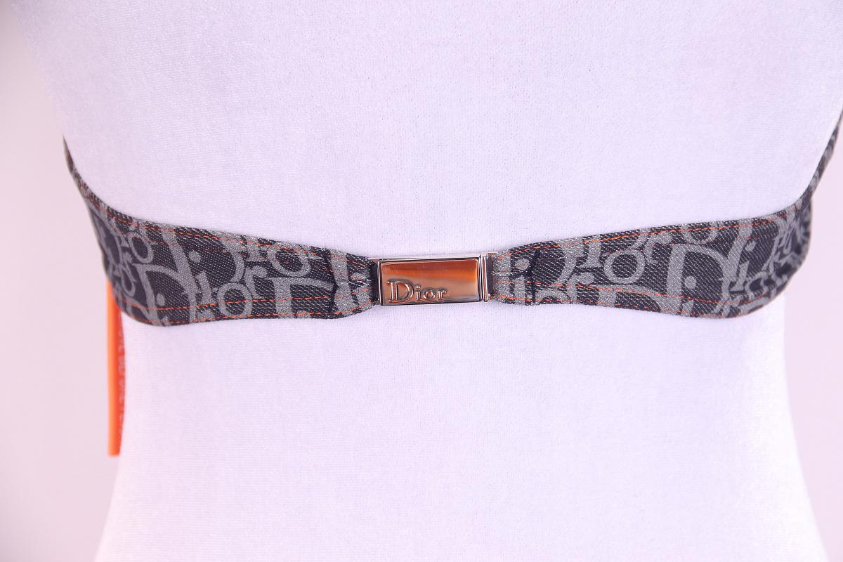 Rare 2006 Christian Dior monogram bikini  John Galliano era Dior.  2000s Y2K For Sale 5