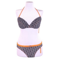 Raro bikini Monogram di Christian Dior del 2006  John Galliano era Dior.  Anni 2000 Y2K