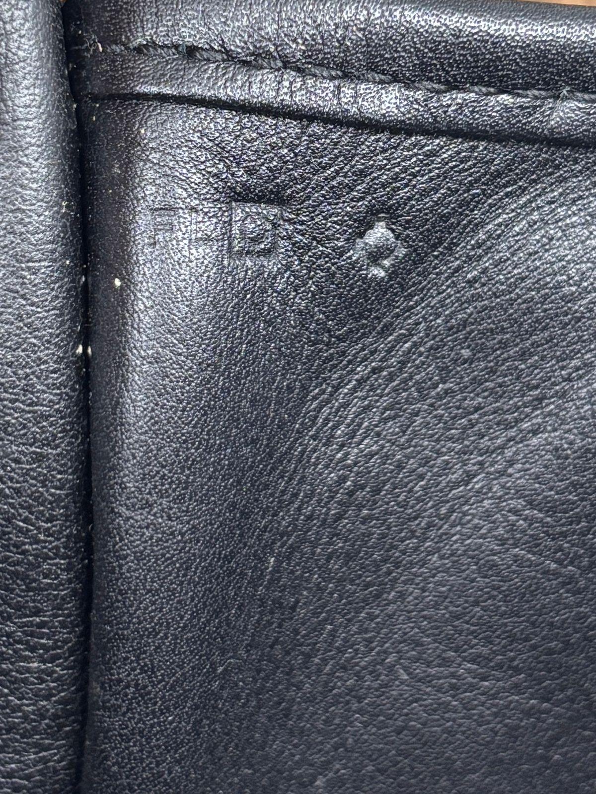 Rara bolsa de mensajero Hermes 2011 de cuero negro de Sikkim Barda 43. en venta 1