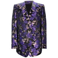 Rare 2014 Look #27 Tom Ford Silk Iridescent Floral Jacquard Jacket 