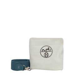 Rare 2017 Hermes Evercolor Vert Bosphore Toile Kelly Voyage 50 Bag