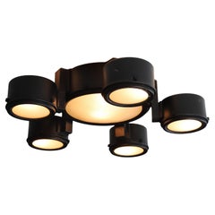 Rare ‘2045’ ceiling light by Studio B.B.P.R. for Arteluce, 1962