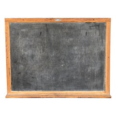 Rare 20th Century Used Double Sided Chalkboard by Hammett’s School Supplies