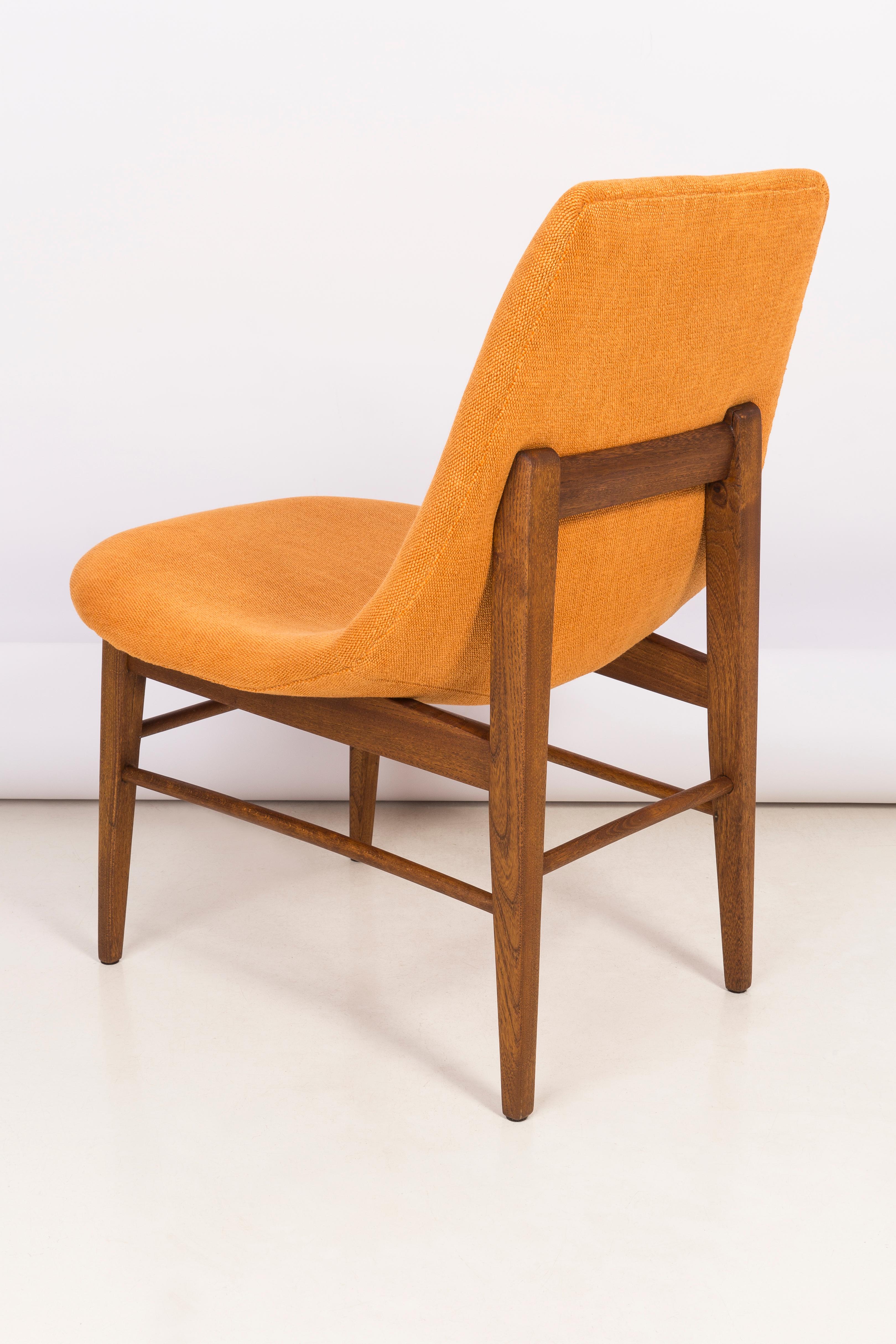 Rare 20th Century Orange Shell Chair, H.Lachert, 1960s For Sale 4