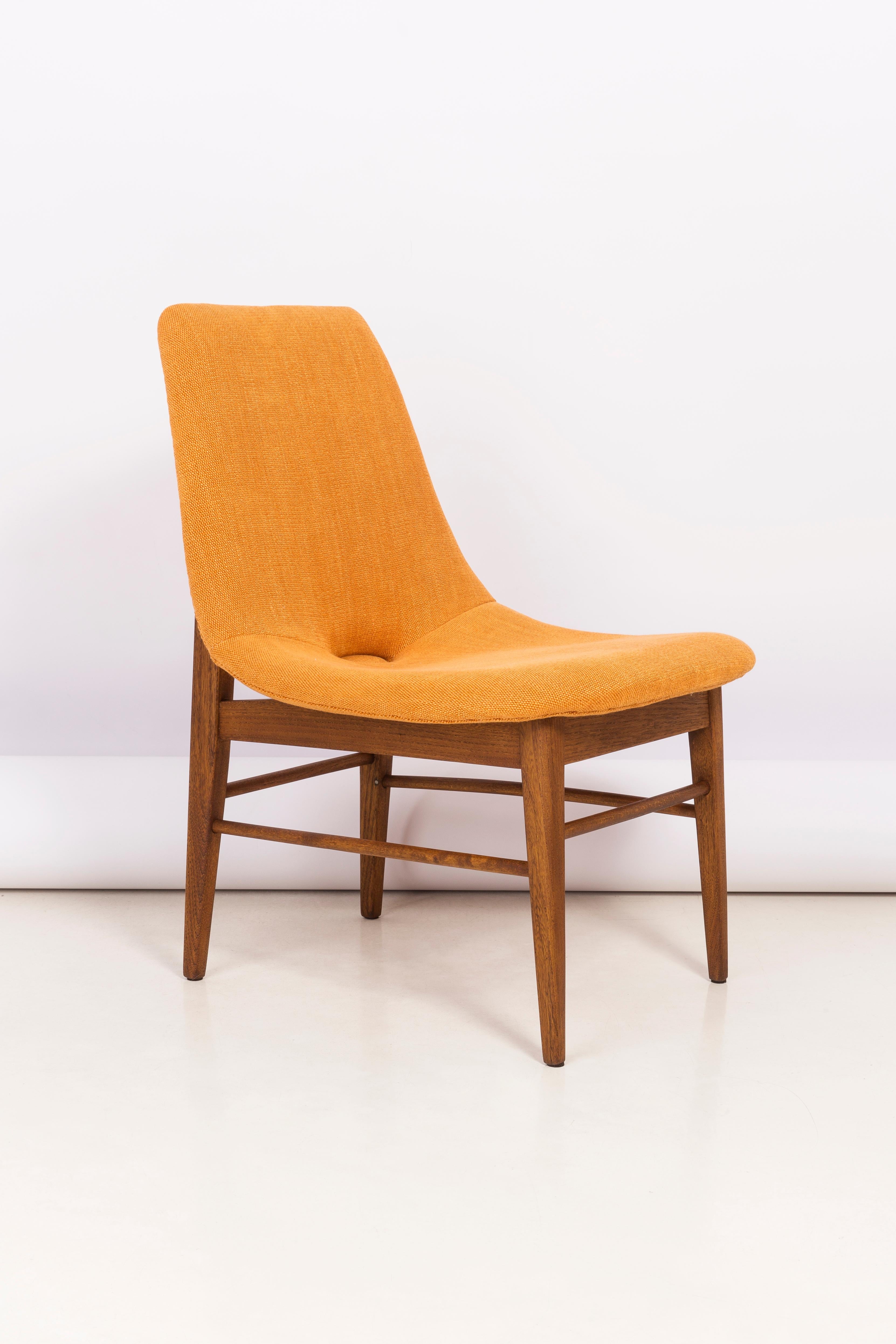 This rare chair for collectors was designed in 1956 by Hanna Lachert for the LAD Cooperative in Poland. They were made either in the late 1950s or in the 1960s.

The furniture structure made of ash has undergone a complete renovation and has been