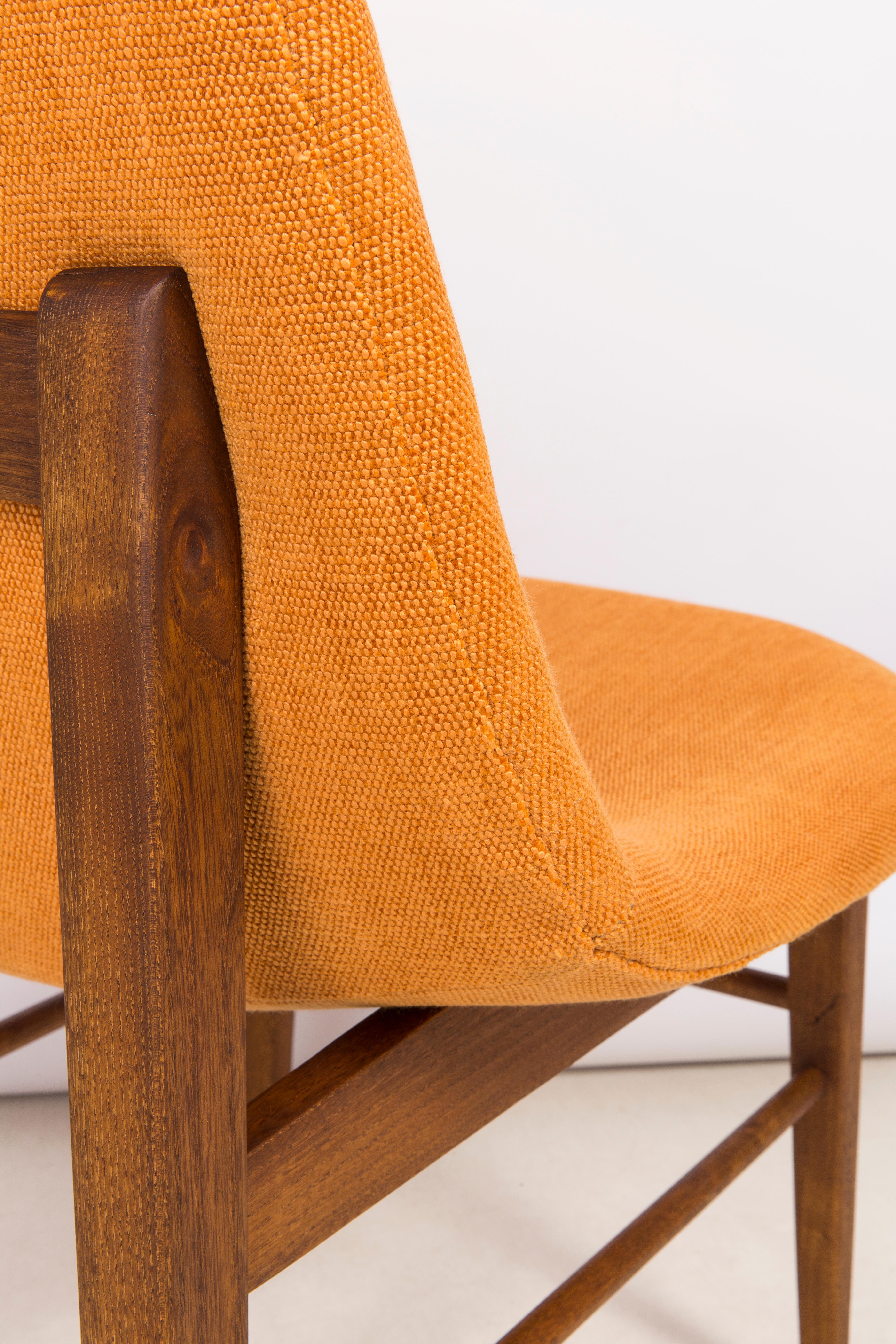 Rare 20th Century Orange Shell Chair, H.Lachert, 1960s For Sale 1