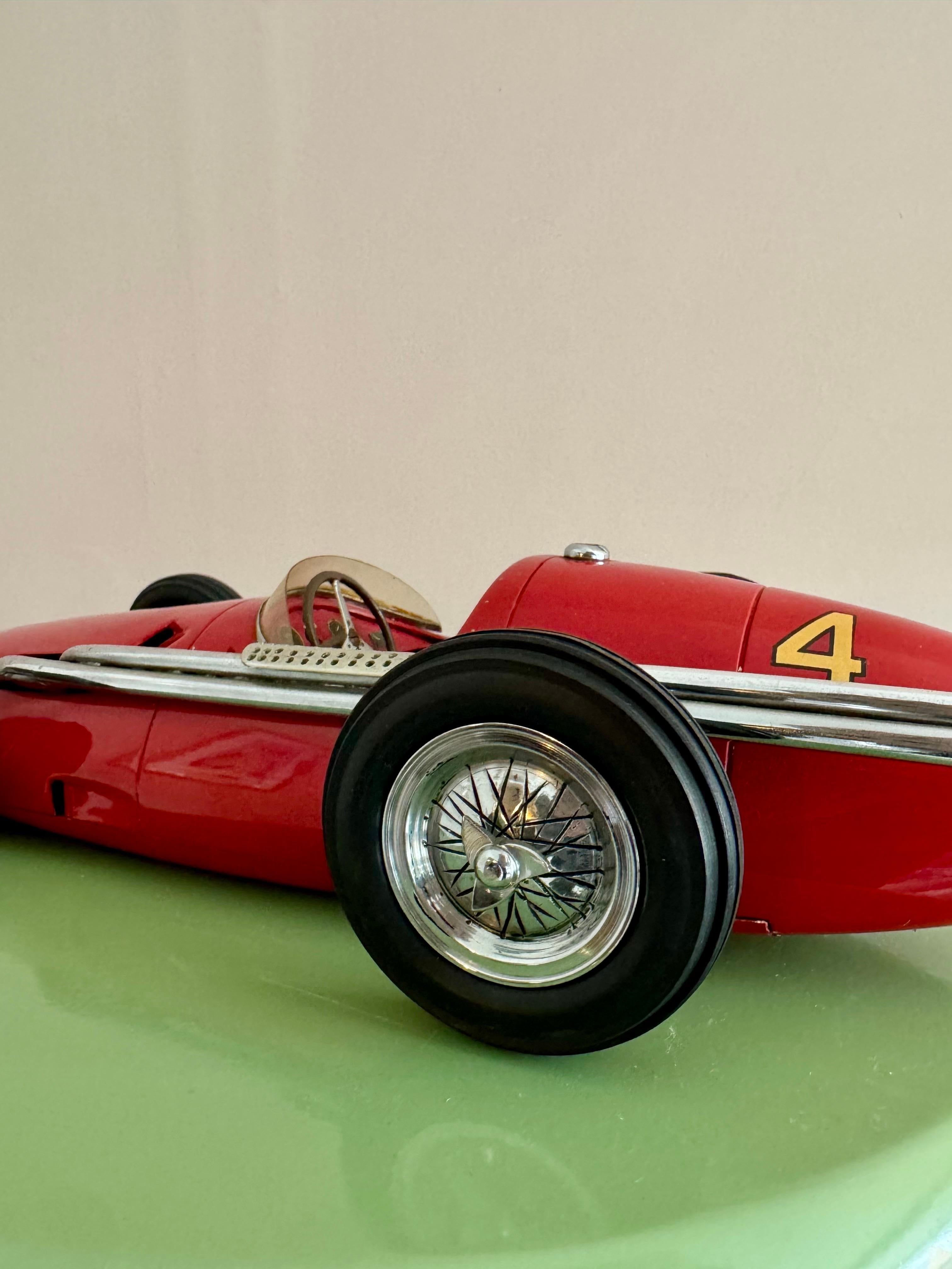 Rare 20th century scratch built 1:12 scale model Maserati 250F by Michele Conti For Sale 1