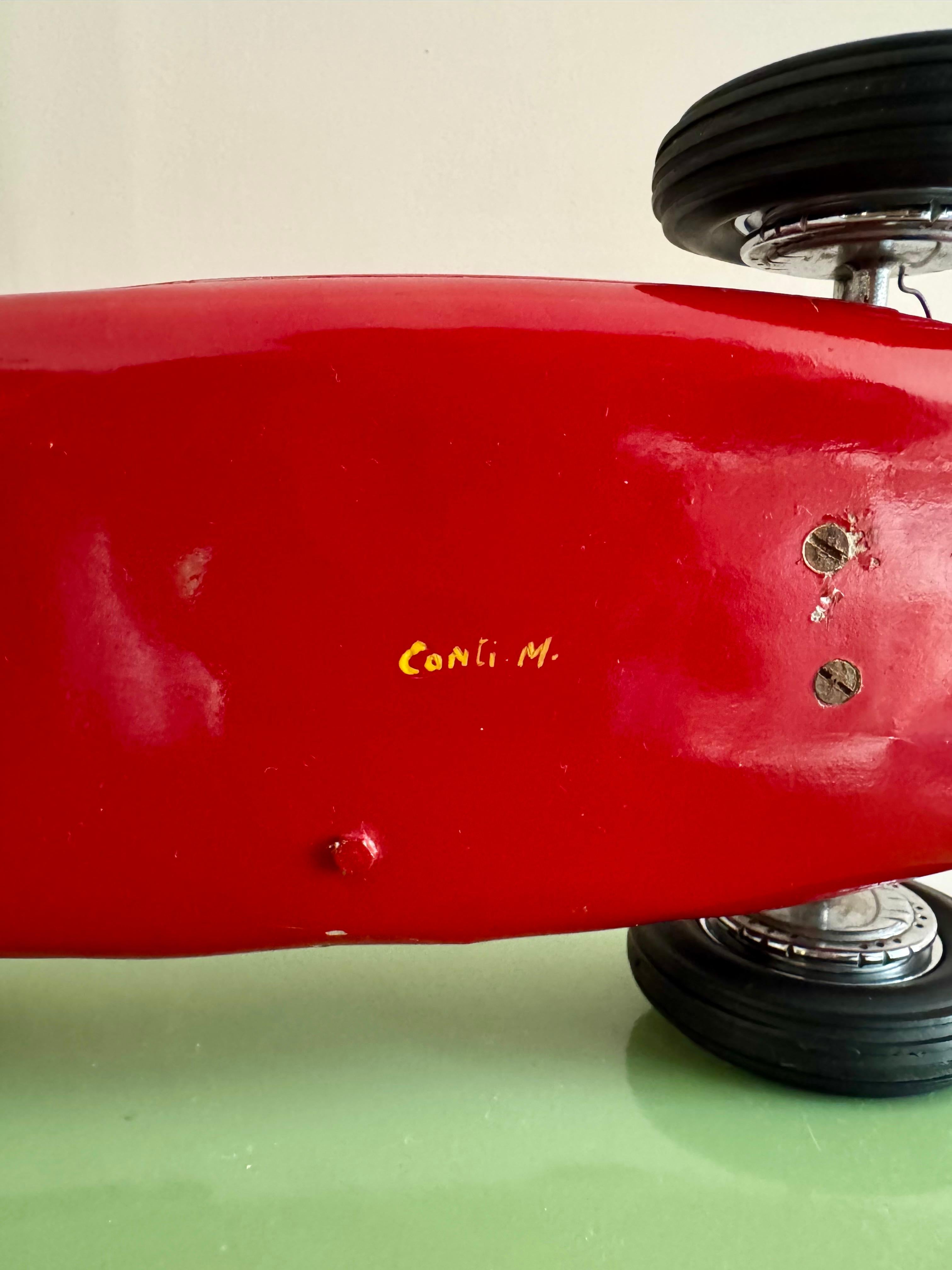 Rare 20th century scratch built 1:12 scale model Maserati 250F by Michele Conti For Sale 2