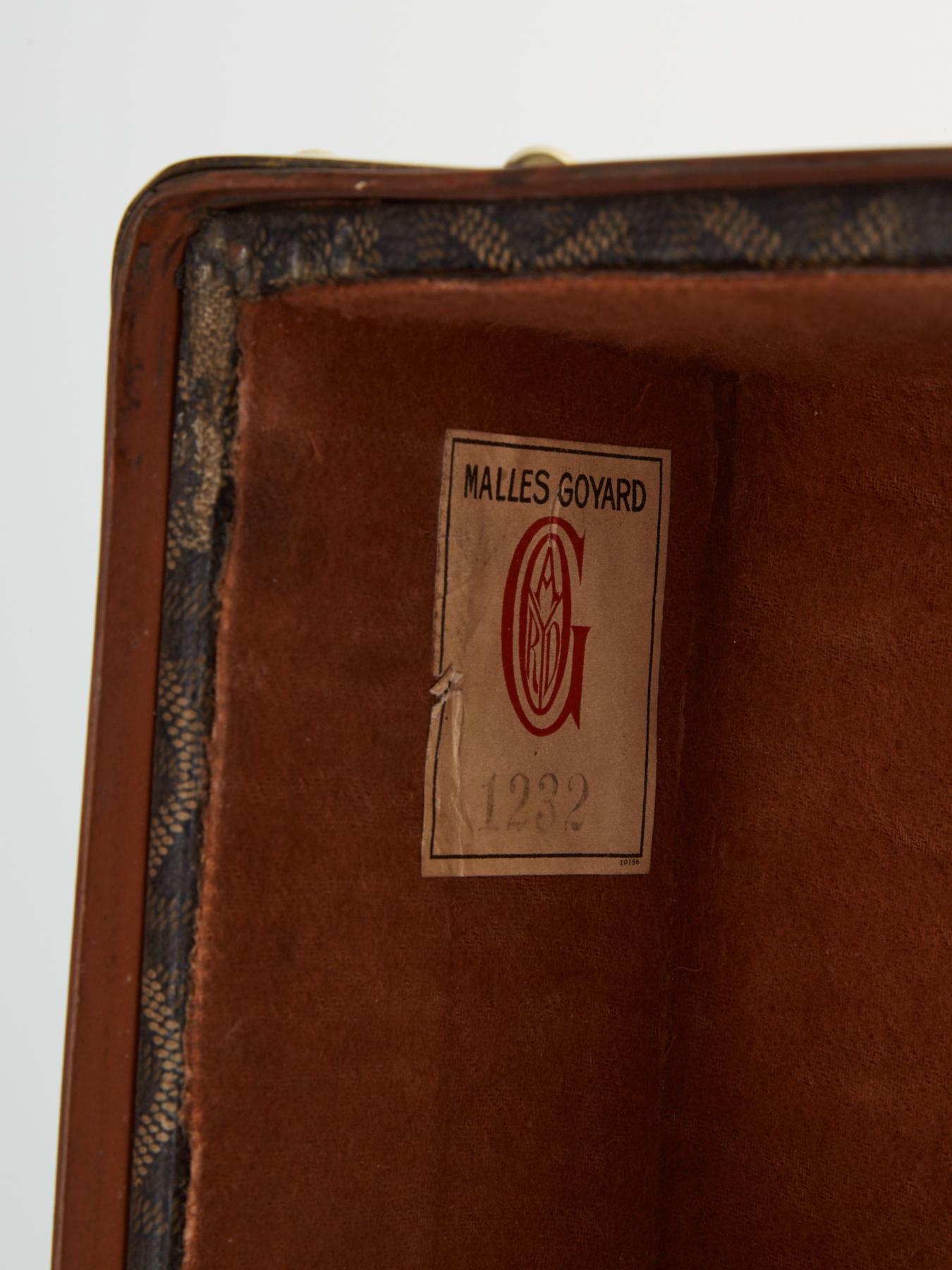 vintage goyard suitcase