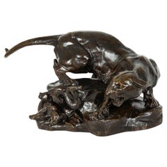 Seltene 26 Georges Gardet Wüsten dramatische antike französische Bronzeskulptur