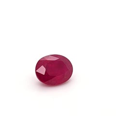 Rare 2.69ct "Pigeon Blood" Oval Burmese Ruby Certified By GRS