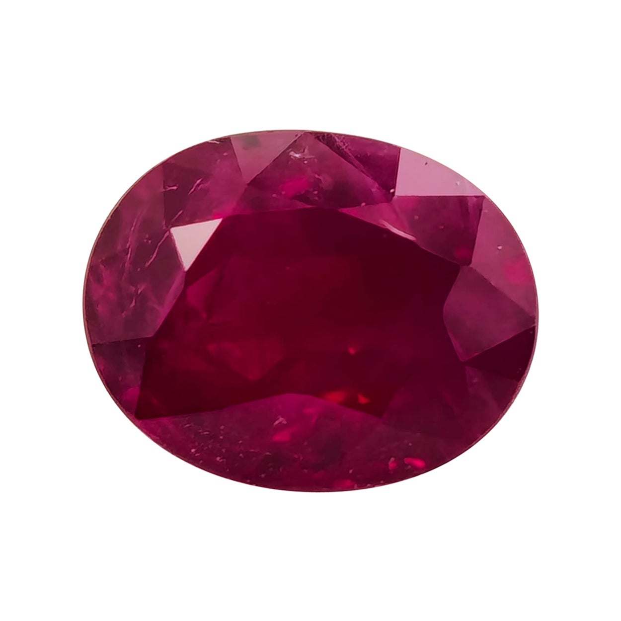 Seltener ovaler burmesischer Rubin von 2,69ct "Taubenblut", zertifiziert von GRS im Angebot