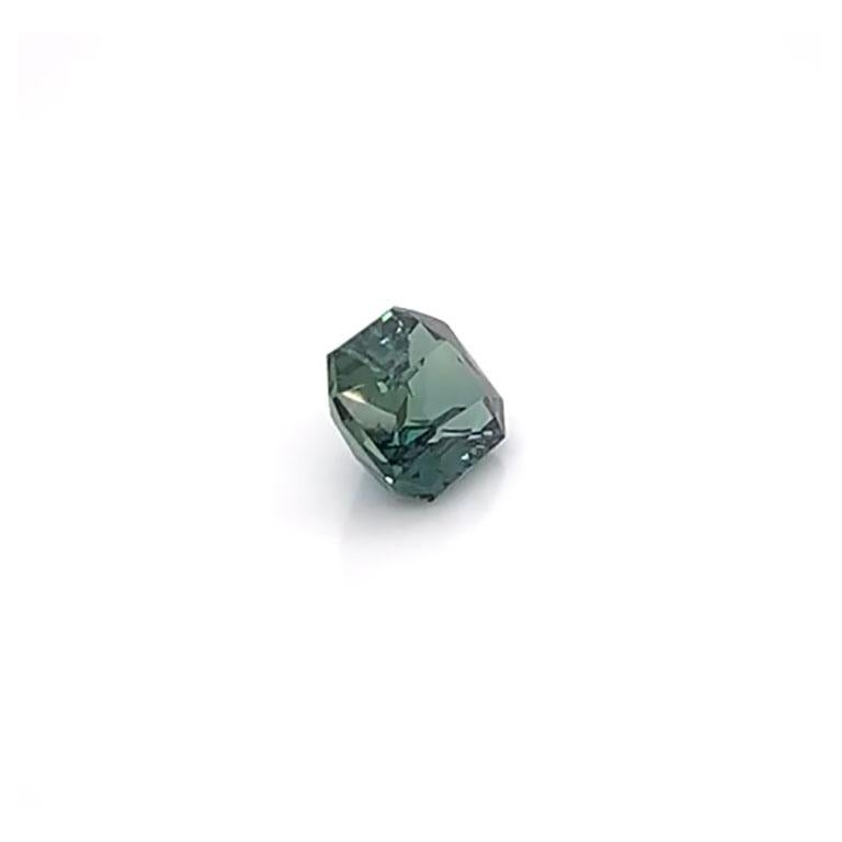 A rare 2.92-carat Radiant Natural Greenish Blue Unheated Sapphire GIA Certificate 1206137505 was hand-selected by our experts for its top luster and unique color. It's a mix of vibrant Green and Blue colors and was cut as a 