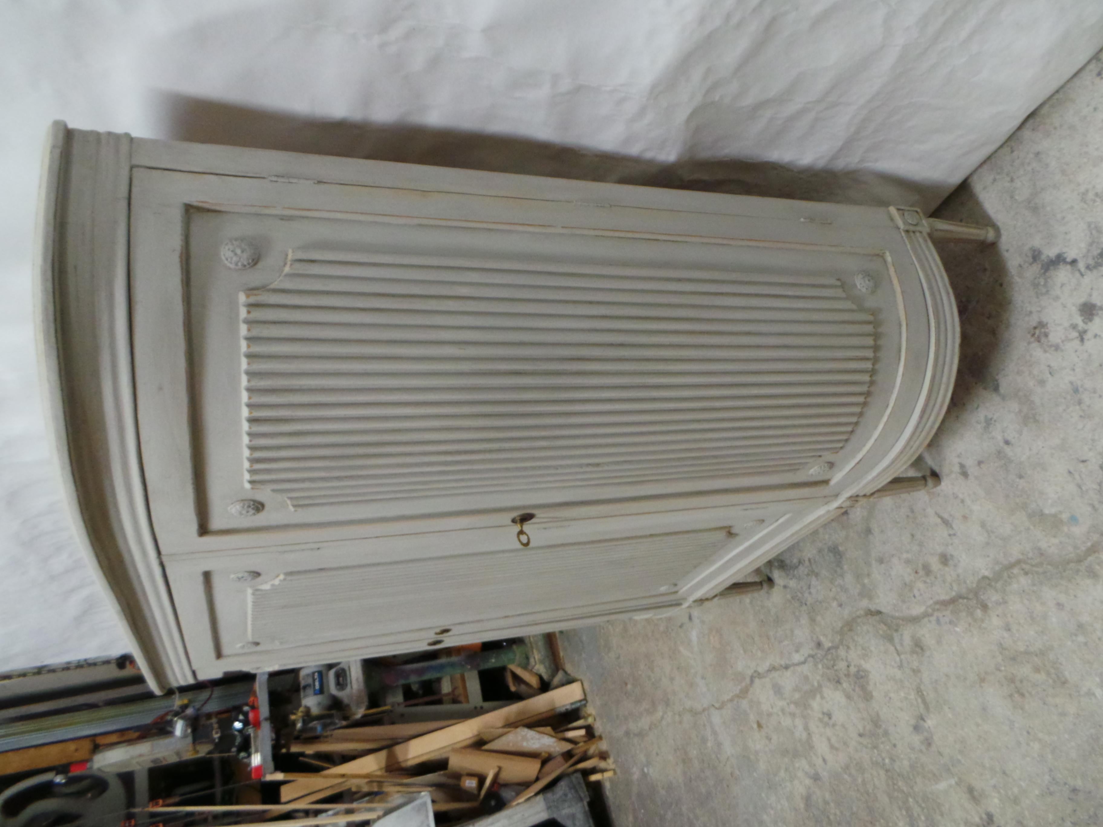 Rare 3 Door Swedish Gustavian Sideboard For Sale 5