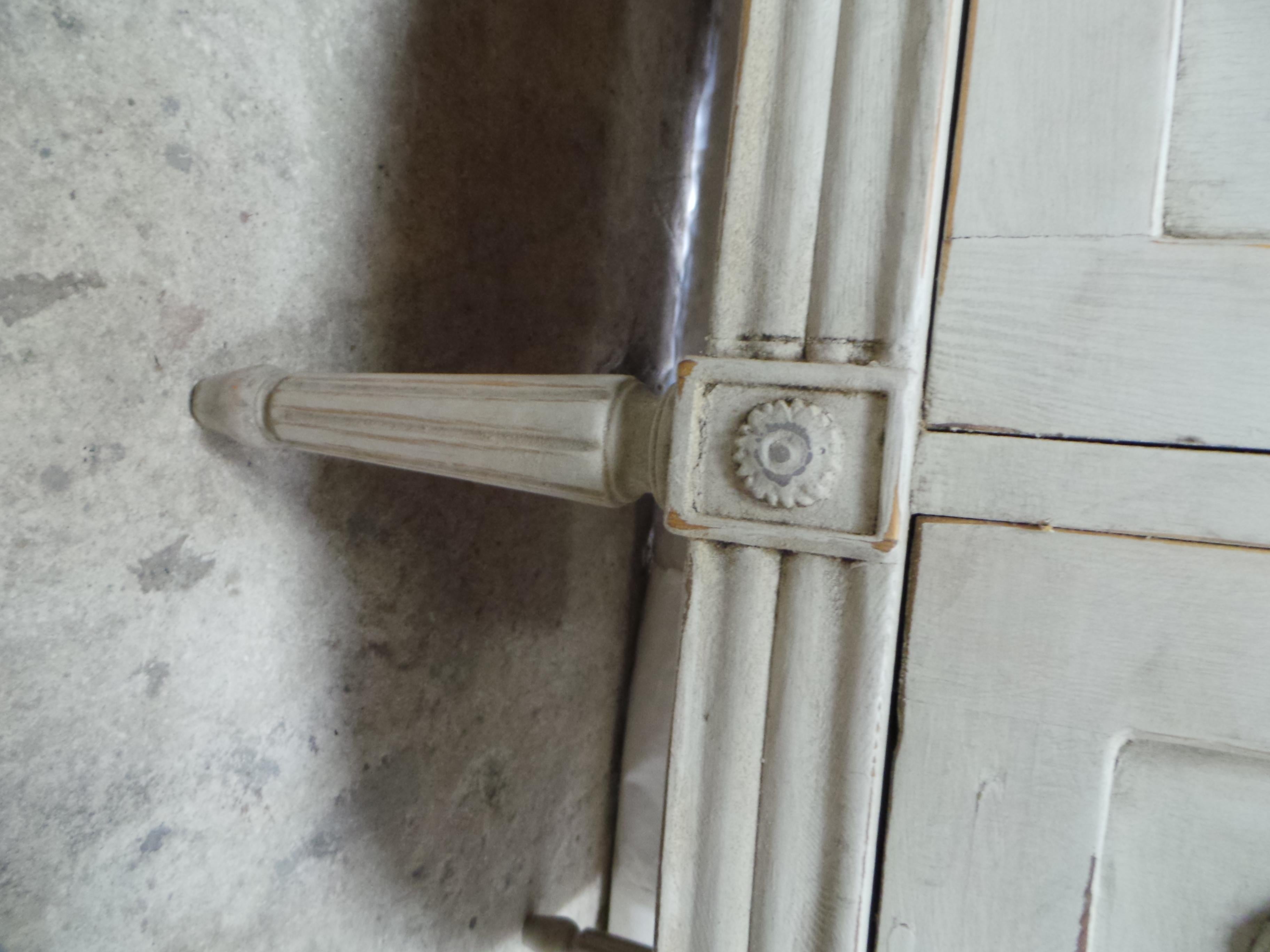 Rare 3 Door Swedish Gustavian Sideboard For Sale 6
