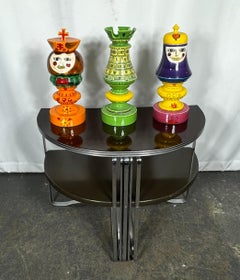 Seltene 3 PC Schachskulpturen RAYMOR BITOSSI von Alvino Bagni, Mid-Century Modern
