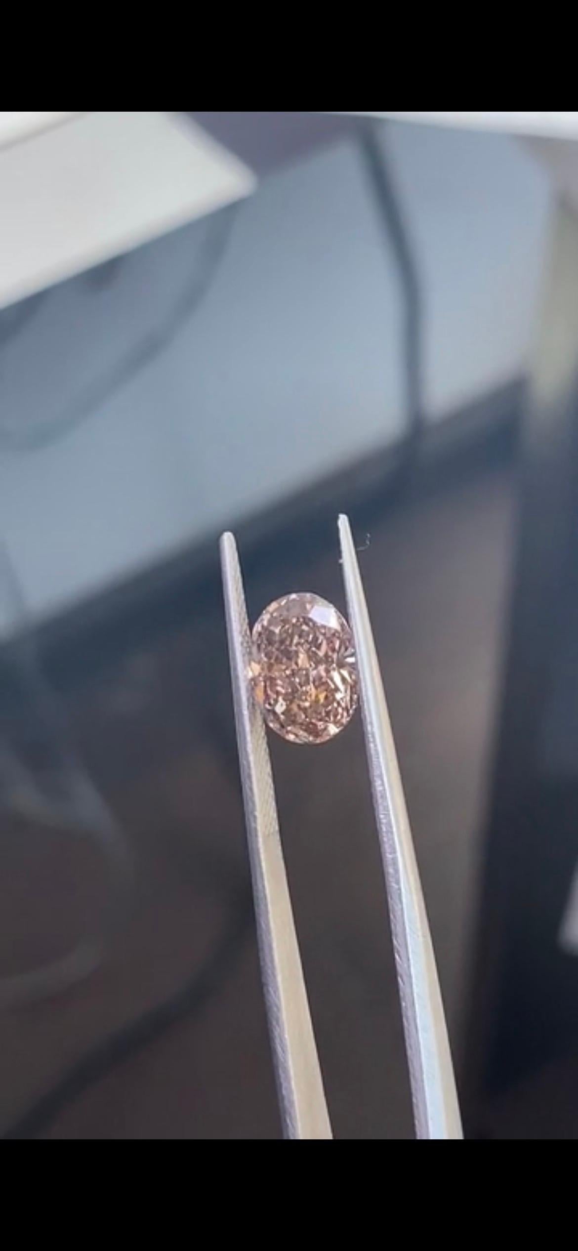 3 carat pink diamond