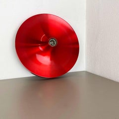 Seltene 35cm RED Charlotte Perriand Scheiben-Wandleuchte von Honsel, Deutschland 1960er Jahre