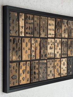 Rare 4000 BCE Collection of Mounted Arrowheads from Seneca Falls, NY