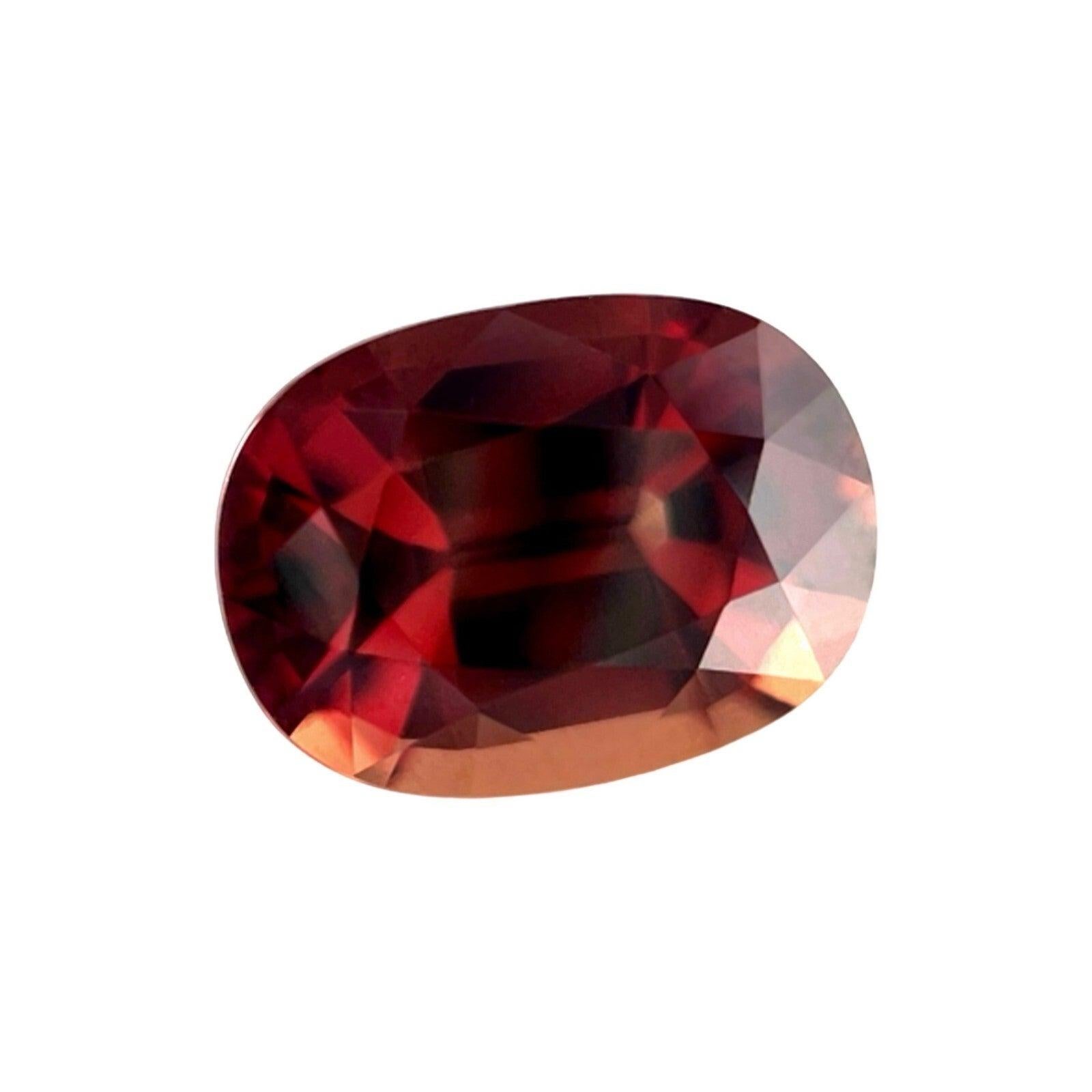 Raro granate de cambio de color certificado por la GIA de 4,10 ct Espessartina piropo oval natural en Nuevo estado para la venta en Birmingham, GB