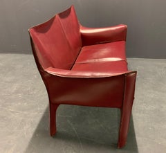 Rare 414 Cab Settee by Mario Bellini