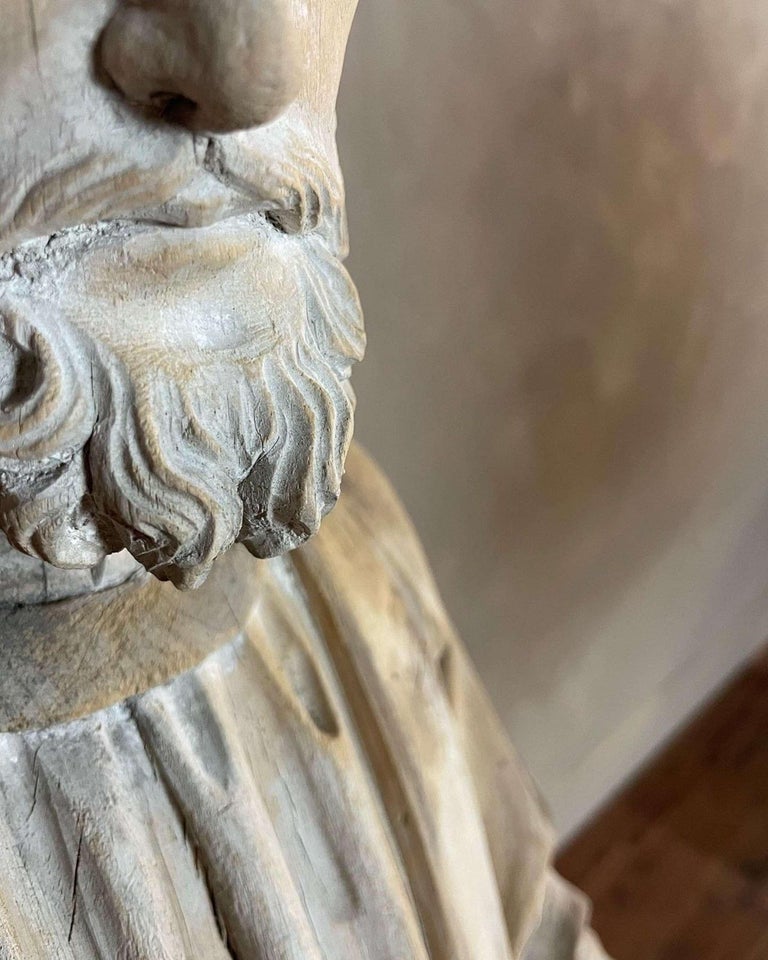 Rare, 18th Century Carved Wood Statue of St Francis Xavier For Sale at ...